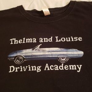 Thelma and Louise driving academy t-shirt